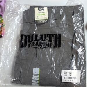 Duluth Trading Co. Charcoal Flex Pants